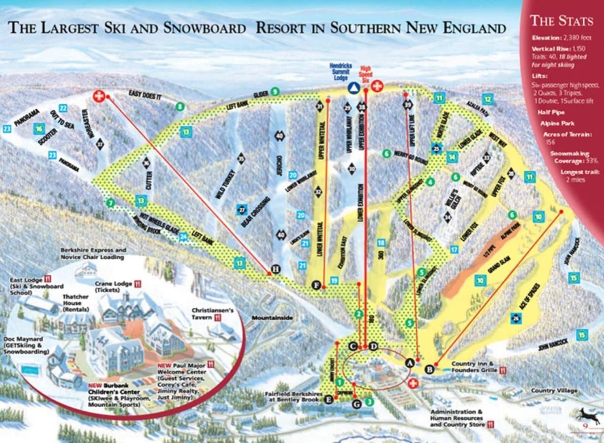 Mountain View Suite On Jiminy Peak Ski On Off -New 핸콕 외부 사진